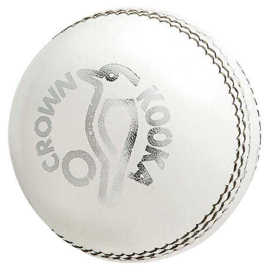 Kookaburra Crown White Ball 2 Pc 156grams | High-Quality Cricket Balls AZTEC SPORTS
