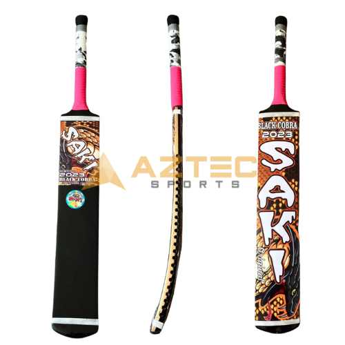 Saki Tape Tennis Ball Cricket Bat Black Cobra 2023