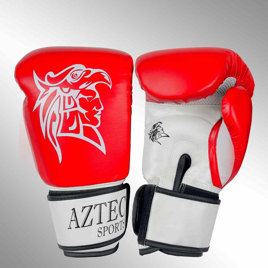 Aztec Red Boxing Gloves