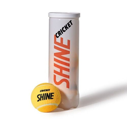 Shine Cricket Tennis Balls | Shine Tape Balls 3pck
